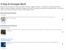 Tablet Screenshot of giuseppebordi.blogspot.com