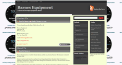 Desktop Screenshot of barnesequipment.blogspot.com