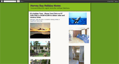 Desktop Screenshot of herveybayholidayhome.blogspot.com