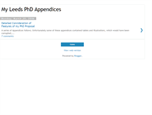 Tablet Screenshot of my-leeds-phd-appendices.blogspot.com