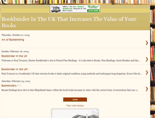 Tablet Screenshot of bookbinder-uk.blogspot.com