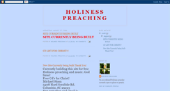 Desktop Screenshot of holinesspreaching.blogspot.com