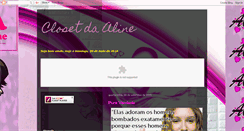 Desktop Screenshot of closetdaaline.blogspot.com