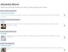 Tablet Screenshot of alexandrahbrown.blogspot.com