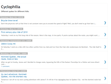 Tablet Screenshot of cyclophilia.blogspot.com
