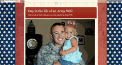 Desktop Screenshot of dayinthelifeofanarmywife1.blogspot.com