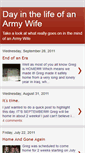 Mobile Screenshot of dayinthelifeofanarmywife1.blogspot.com