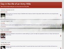 Tablet Screenshot of dayinthelifeofanarmywife1.blogspot.com