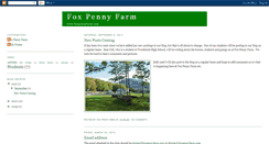 Desktop Screenshot of foxpennyfarm.blogspot.com