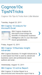 Mobile Screenshot of cognos10x.blogspot.com