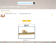 Tablet Screenshot of nekretninetutin.blogspot.com