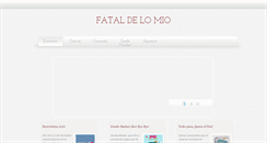 Desktop Screenshot of fataldelomiostudio.blogspot.com