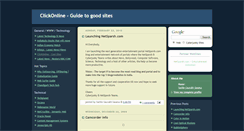 Desktop Screenshot of clickonline.blogspot.com