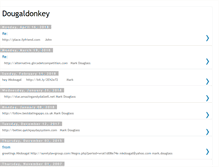 Tablet Screenshot of dougaldonkey.blogspot.com