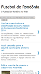 Mobile Screenshot of futebolrondoniense.blogspot.com