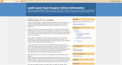 Desktop Screenshot of lasiklasereyessurgeryclinics.blogspot.com