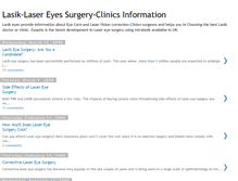 Tablet Screenshot of lasiklasereyessurgeryclinics.blogspot.com