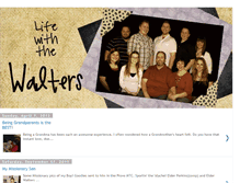 Tablet Screenshot of lifewiththewalters.blogspot.com