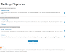 Tablet Screenshot of budgetveggie.blogspot.com