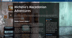 Desktop Screenshot of michellesmacedonianadventures.blogspot.com