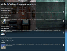 Tablet Screenshot of michellesmacedonianadventures.blogspot.com