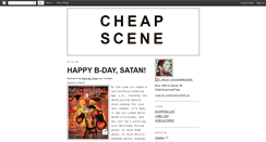 Desktop Screenshot of cheapscene.blogspot.com