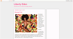 Desktop Screenshot of liberty-eden.blogspot.com