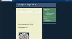 Desktop Screenshot of lomejordedragonballaf.blogspot.com