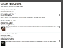 Tablet Screenshot of gacetaperjudicial.blogspot.com