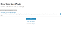 Tablet Screenshot of downloadanymovielegally.blogspot.com