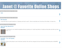 Tablet Screenshot of janet-favorite-online-shops.blogspot.com