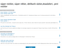 Tablet Screenshot of delikanli-super-damar-sozler-nickler.blogspot.com