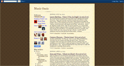 Desktop Screenshot of musicoasis23.blogspot.com