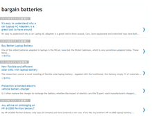 Tablet Screenshot of bargain-batteries.blogspot.com