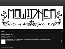 Tablet Screenshot of mawidner.blogspot.com