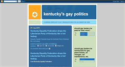 Desktop Screenshot of kygaypolitics.blogspot.com