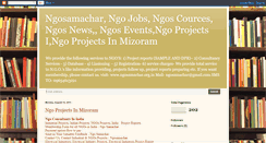 Desktop Screenshot of ngoprojectsinmizoram.blogspot.com