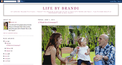 Desktop Screenshot of lifebybrandi.blogspot.com