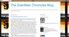 Desktop Screenshot of deanbear.blogspot.com