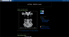 Desktop Screenshot of letalrock666.blogspot.com