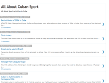 Tablet Screenshot of cubansport.blogspot.com