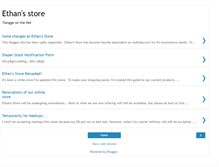 Tablet Screenshot of ethansstore.blogspot.com