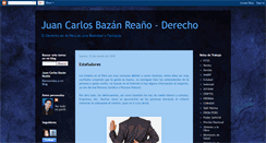 Desktop Screenshot of juancarlosbazan-derecho.blogspot.com