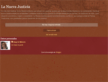 Tablet Screenshot of lanuevajusticia.blogspot.com