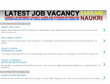 Tablet Screenshot of latestjob-vacancy.blogspot.com