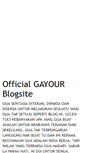 Mobile Screenshot of gayour.blogspot.com
