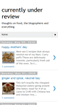 Mobile Screenshot of currentlyunderreview.blogspot.com