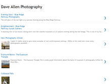 Tablet Screenshot of daveallenphotography.blogspot.com