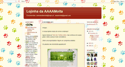 Desktop Screenshot of lojinha-animaisdamoita.blogspot.com
