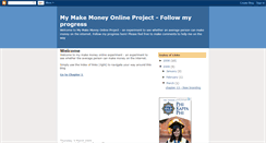 Desktop Screenshot of my-make-money-online-project.blogspot.com